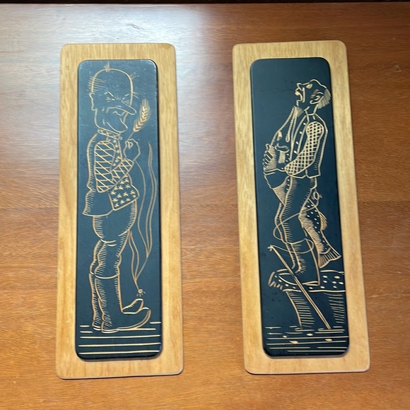 Scandinavian Made Wood Etched wall Hangings - Picture 2 of 9